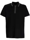 Ps By Paul Smith Ps Paul Smith Mens Regular Fit Short Sleeves Polo Clothing In 黑色