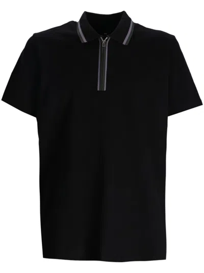 PS BY PAUL SMITH HALF-ZIP POLO SHIRT