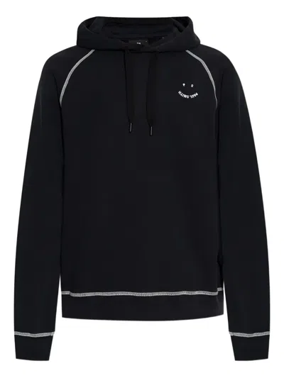 PS BY PAUL SMITH HAPPY CONTRAST-STITCH HOODIE