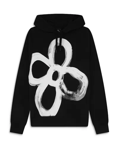 Ps By Paul Smith Ps Paul Smith "happy Flower" Sweatshirt In Black