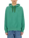 Ps By Paul Smith Ps Paul Smith Happy Hoodie In Green