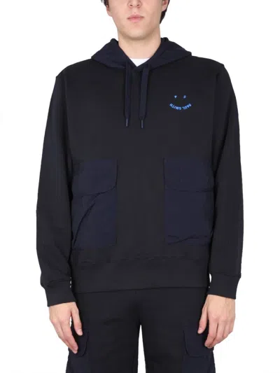 Ps By Paul Smith Happy" Sweatshirt In Blue