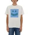 Ps By Paul Smith Happy T-shirt In White