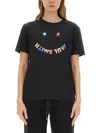 Ps By Paul Smith Ps Paul Smith Happy T-shirt In Black