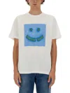 Ps By Paul Smith Happy T-shirt In White