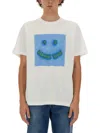 Ps By Paul Smith Happy T-shirt In White