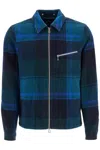 Ps By Paul Smith Giacca Harrington A Quadri In Green