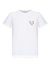 Ps By Paul Smith Heart-embroidered T-shirt In White
