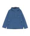 Ps By Paul Smith Ps Paul Smith Hooded Blouson Jacket In Blue