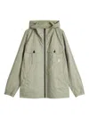 Ps By Paul Smith Hooded Pocket Jacket In Green