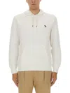 Ps By Paul Smith Ps Paul Smith Zebra Patch Hoodie In White