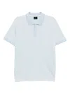 Ps By Paul Smith H.tooth Print Polo Shirt In Blue