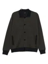 Ps By Paul Smith Jacquard Cardigan In Blue