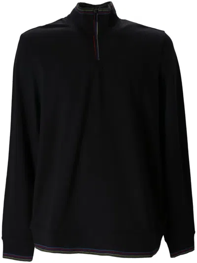 Ps By Paul Smith Jersey Sweatshirt In Black