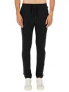 Ps By Paul Smith Ps Paul Smith Slim-fit Tapered Jogging Pants In Black