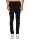 Ps By Paul Smith Ps Paul Smith Slim-fit Tapered Jogging Pants In Black