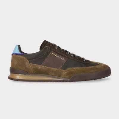 Ps By Paul Smith Khaki And Brown 'dover' Trainers