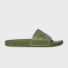 Ps By Paul Smith Khaki Camo 'zed' Slides Brown
