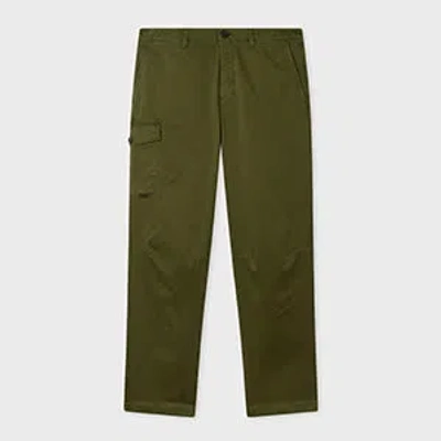 Ps By Paul Smith Khaki Cargo Trousers Green