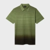 Ps By Paul Smith Khaki Gradient Stripe Polo Shirt Green In Green