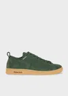 Ps By Paul Smith Khaki Green Suede 'miyata' Trainers Brown In Brown