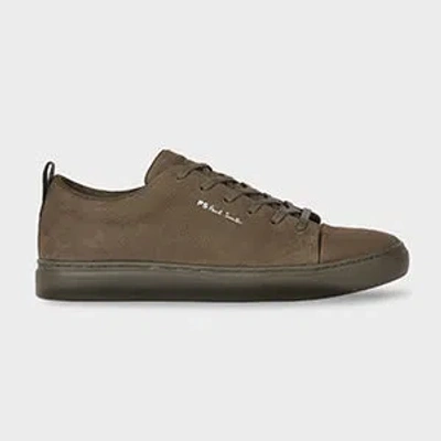 Ps By Paul Smith Khaki Nubuck 'lee' Trainers Brown