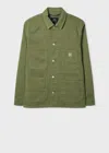 Ps By Paul Smith Khaki Stretch Cotton-twill Chore Jacket Green