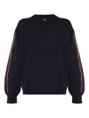 Ps By Paul Smith Crew Neck Sweater In Black
