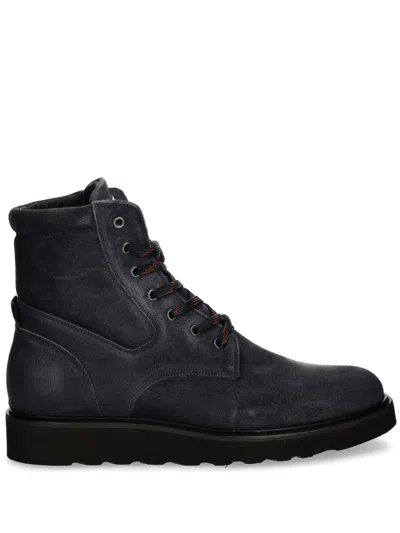 Ps By Paul Smith Lace-up Ankle Boots In Blau