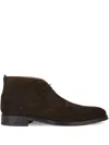 Ps By Paul Smith Lace-up Suede Desert Boots In Brown