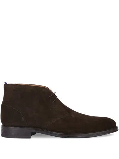 PS BY PAUL SMITH LACE-UP SUEDE DESERT BOOTS