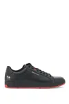 Ps By Paul Smith Ps Paul Smith Leather Albany Sneakers For In Black