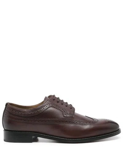 Ps By Paul Smith Men's Ark Lace Up Wingtip Dress Shoes In Brown