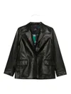 Ps By Paul Smith Ps Paul Smith Leather Jacket In Black