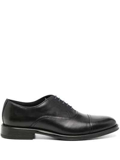 Ps By Paul Smith Leather Oxford Shoes In Black
