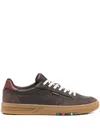 Ps By Paul Smith Leather Sneakers In Brown