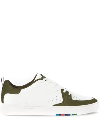 Ps By Paul Smith Leather Sneakers In Weiss