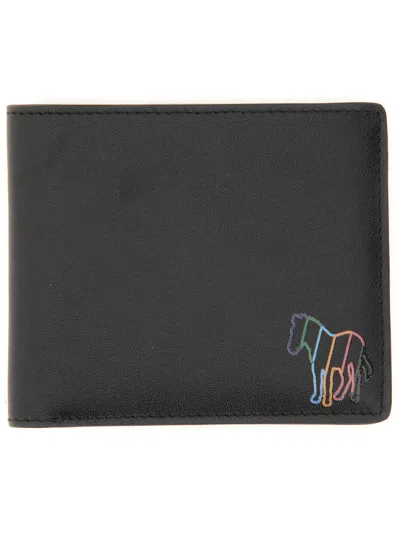 Ps By Paul Smith Leather Wallet In Black