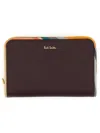Ps By Paul Smith Ps Paul Smith Leather Wallet In Bordeaux