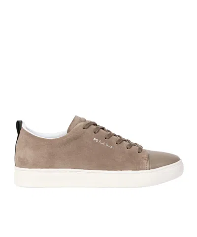 Ps By Paul Smith Lee Suede Sneakers In Neutral