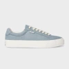 Ps By Paul Smith Light Blue Canvas 'amos' Trainers In Blue