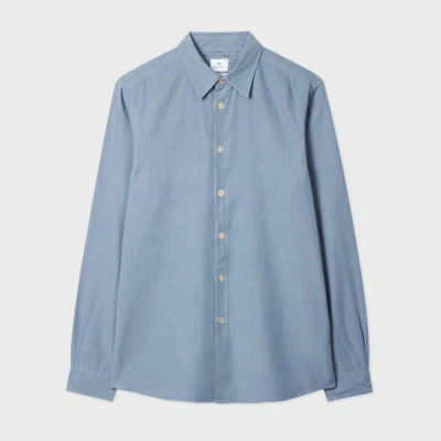 Ps By Paul Smith Light Blue Lyocell-cotton Shirt