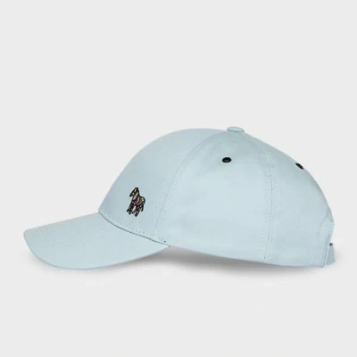 Ps By Paul Smith Light Blue Zebra Logo Baseball Cap