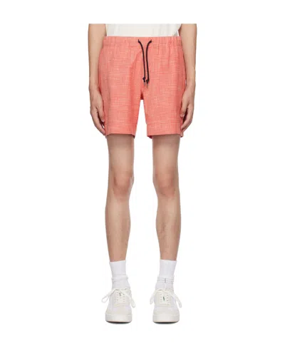 Ps By Paul Smith Logo-appliqué Cotton Shorts In Pink