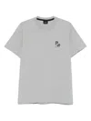 Ps By Paul Smith Ps Paul Smith Classic 100% Cotton Logo Tee In Grey