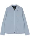 Ps By Paul Smith Logo-debossed Zip-up Jacket In 蓝色