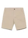 Ps By Paul Smith Logo-embroidered Chinos Shorts In Neutrals