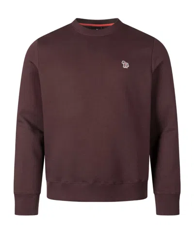 PS BY PAUL SMITH LOGO-EMBROIDERED CREW-NECK SWEATER