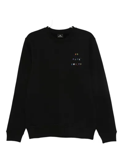 PS BY PAUL SMITH LOGO-EMBROIDERED SWEATSHIRT