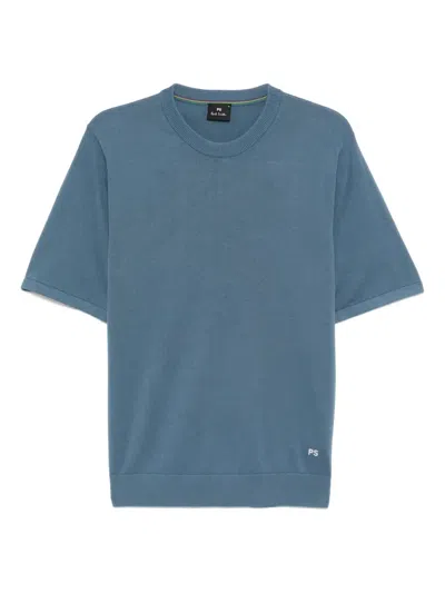 Ps By Paul Smith Logo-embroidered T-shirt